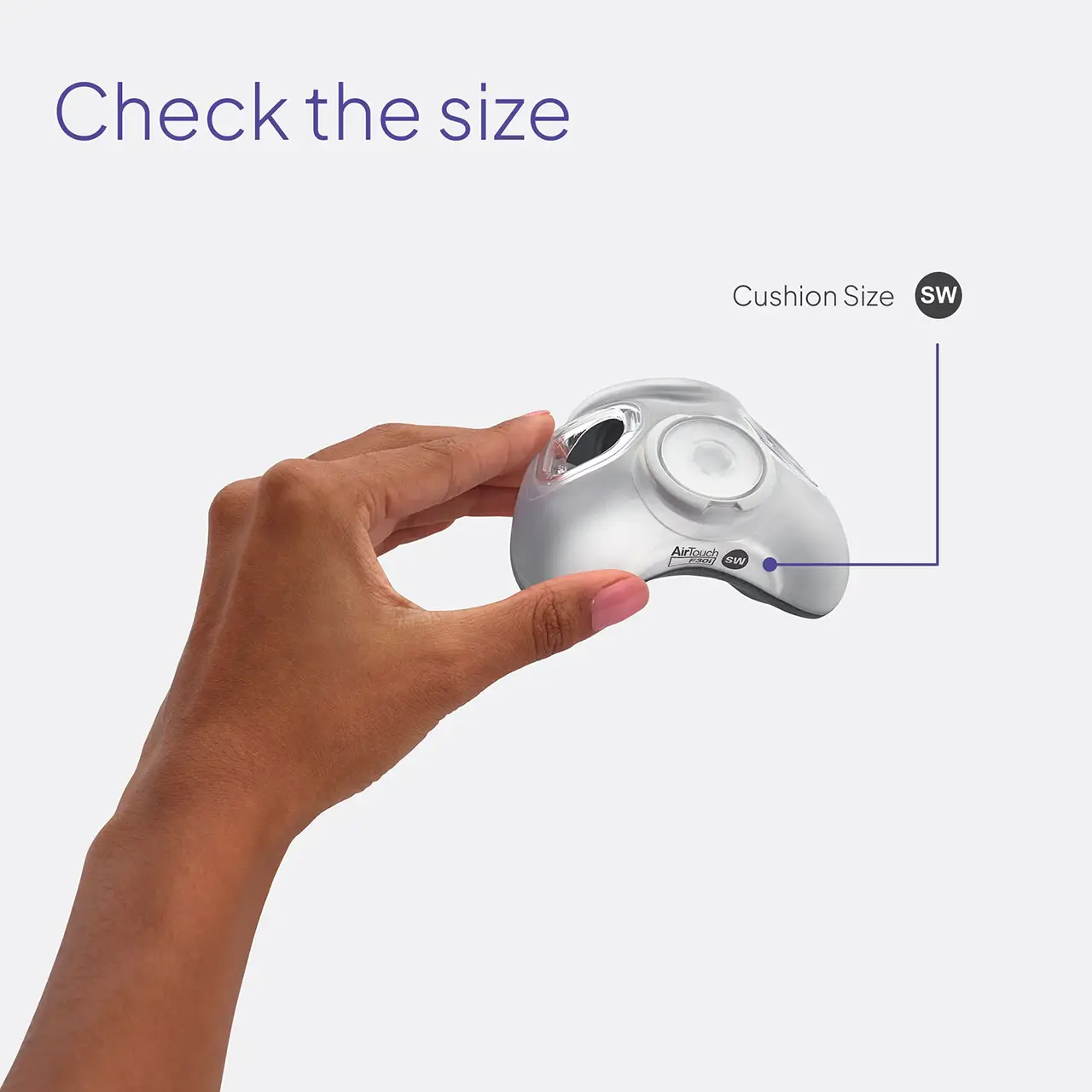 Resmed AirTouch™ F30i Full Face Mask ComfiSoft™ Cushion - Image 6