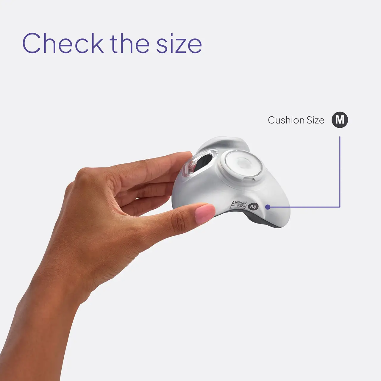 Resmed AirTouch™ F30i Full Face Mask ComfiSoft™ Cushion - Image 7