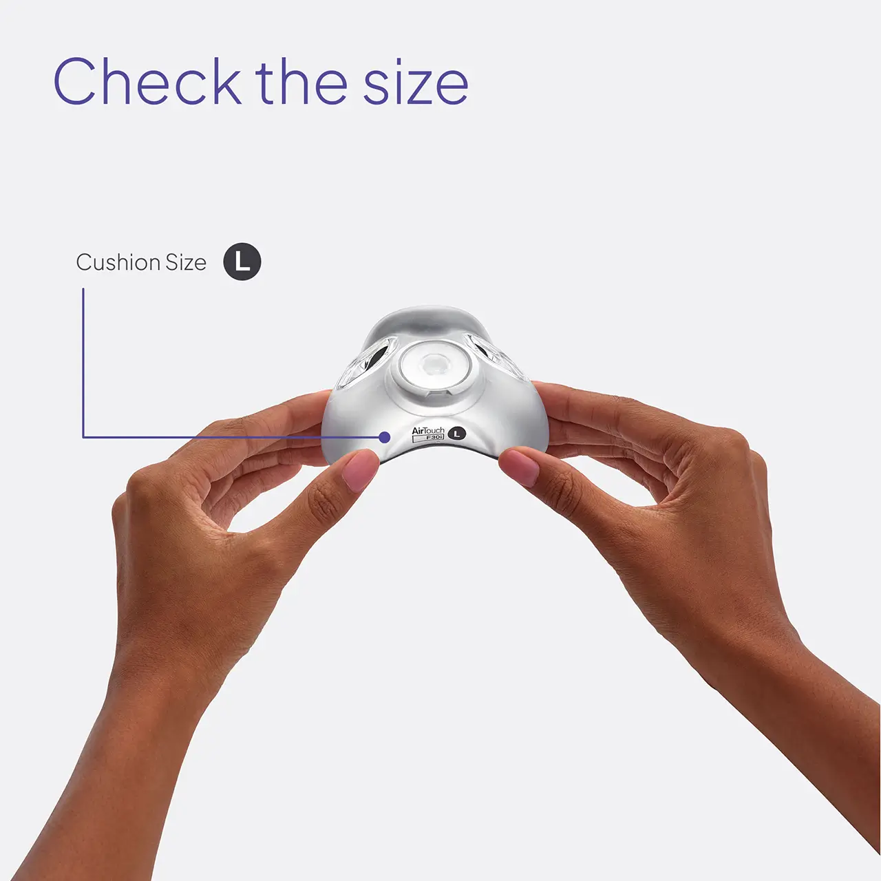 Resmed AirTouch™ F30i Full Face Mask ComfiSoft™ Cushion - Image 8